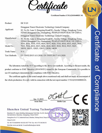 CE certificate
